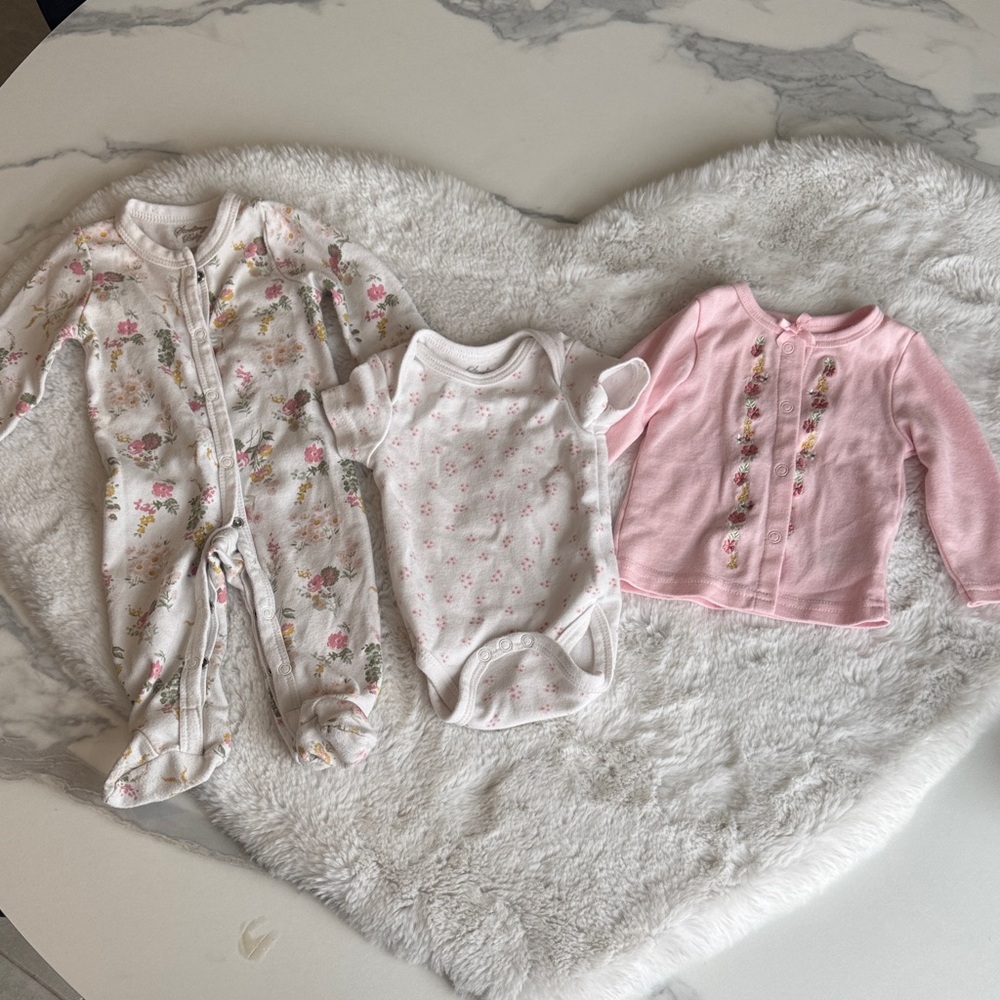 Lot of 3 Sterling Baby Items